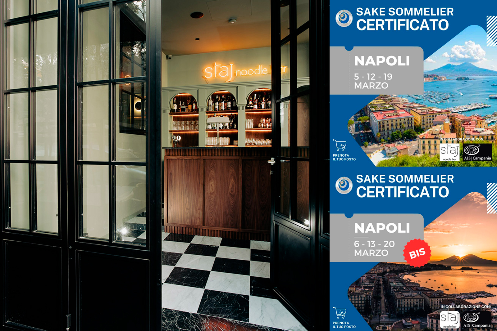 A Napoli, marzo profuma di sake. Da Staj parte il corso di Sake Sommelier Certificato